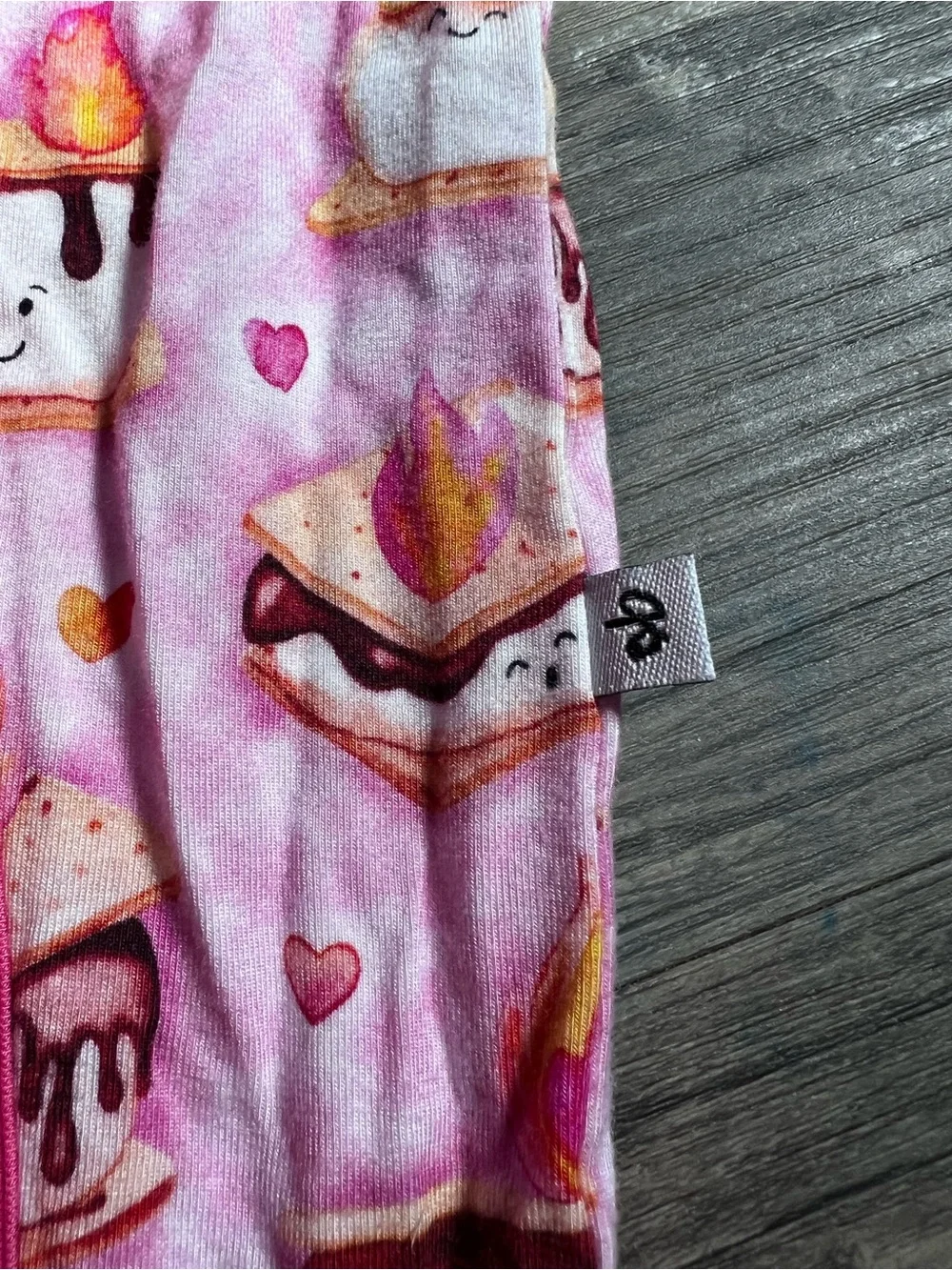 Birdie Bean Pink S’more Sadie Bamboo Viscose Convertible Romper Newborn